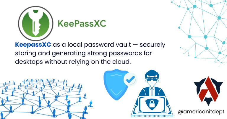 KeePassXC stores credentials in an encrypted local vault, generates strong unique passwords